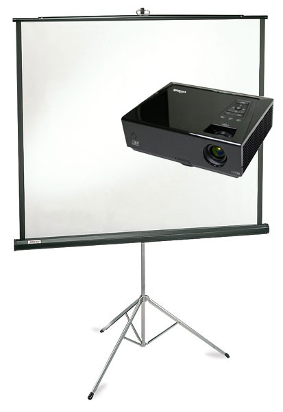 DJ projector and screen rental